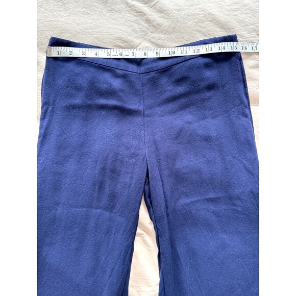 Lilly Pultizer Womens Size 10 Wide Leg Pants Gauze Crepe Pull On Stretch Office - Picture 5 of 9